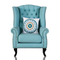 Custom Simple Style Hotel Living Room Furniture Chaise Lounge Velvet Sofa Chair