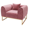 custom modern 2 seater 3 piece furniture pink chesterfield velvet sofa set