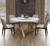 wholesale Round Marble Table Modern Hotel Luxury Gold Dining Tables