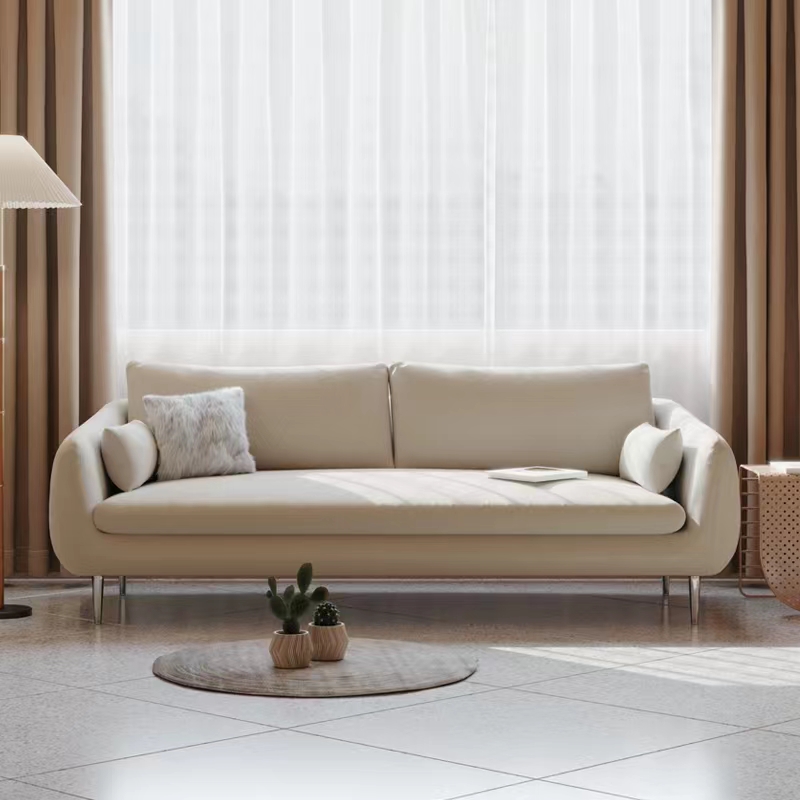Bailee Grey Flannelette Fabric Arm Sofa Armchair