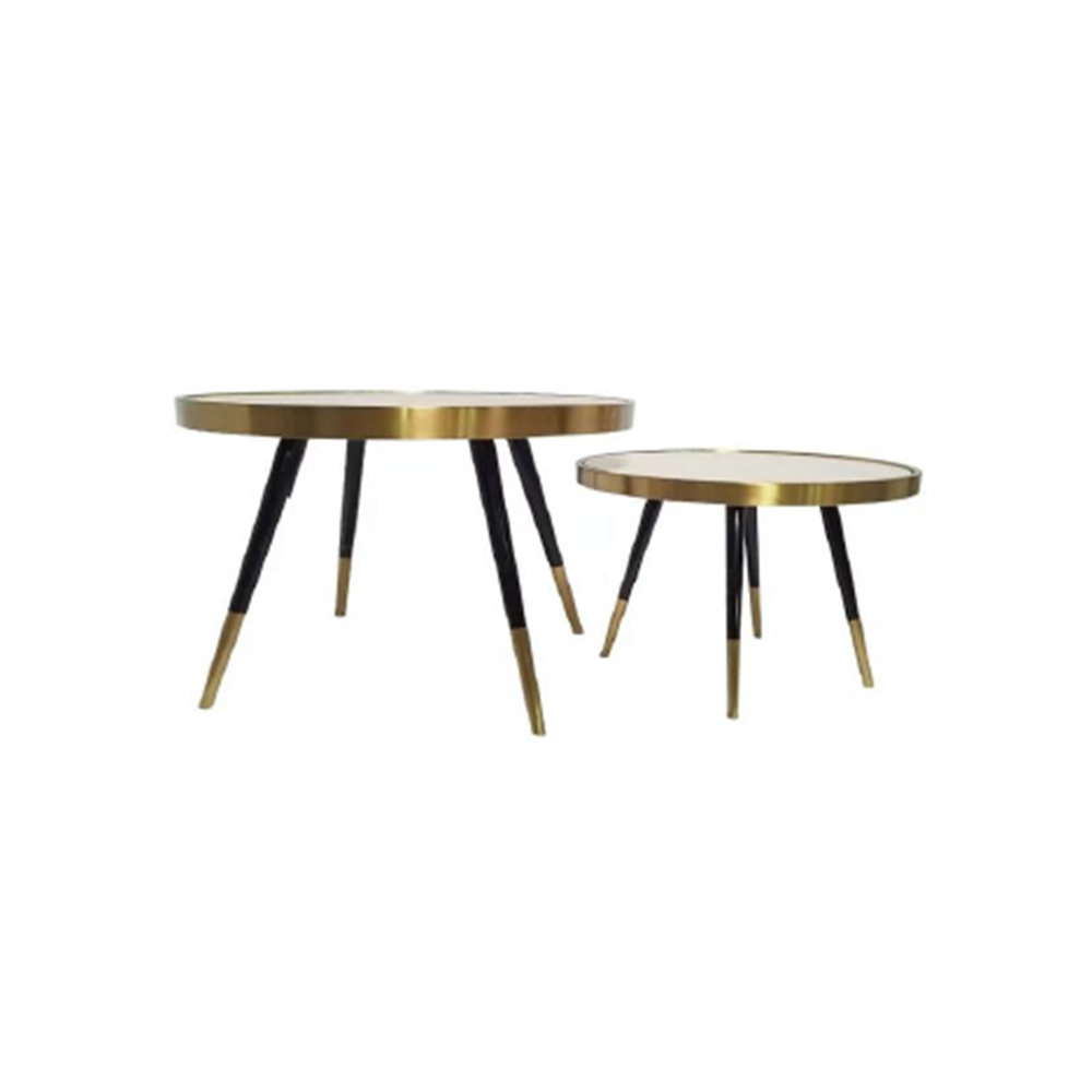 Simple modern small round table sofa side Nordic side table living room bedside table