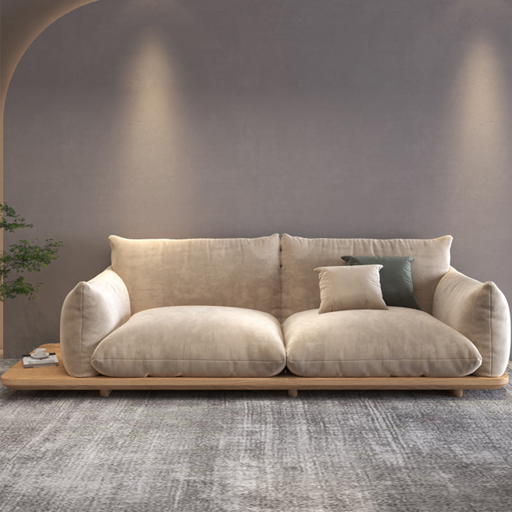Winnie Boucle Sofa With Solid Wood Base 3/4 Seater Sofa