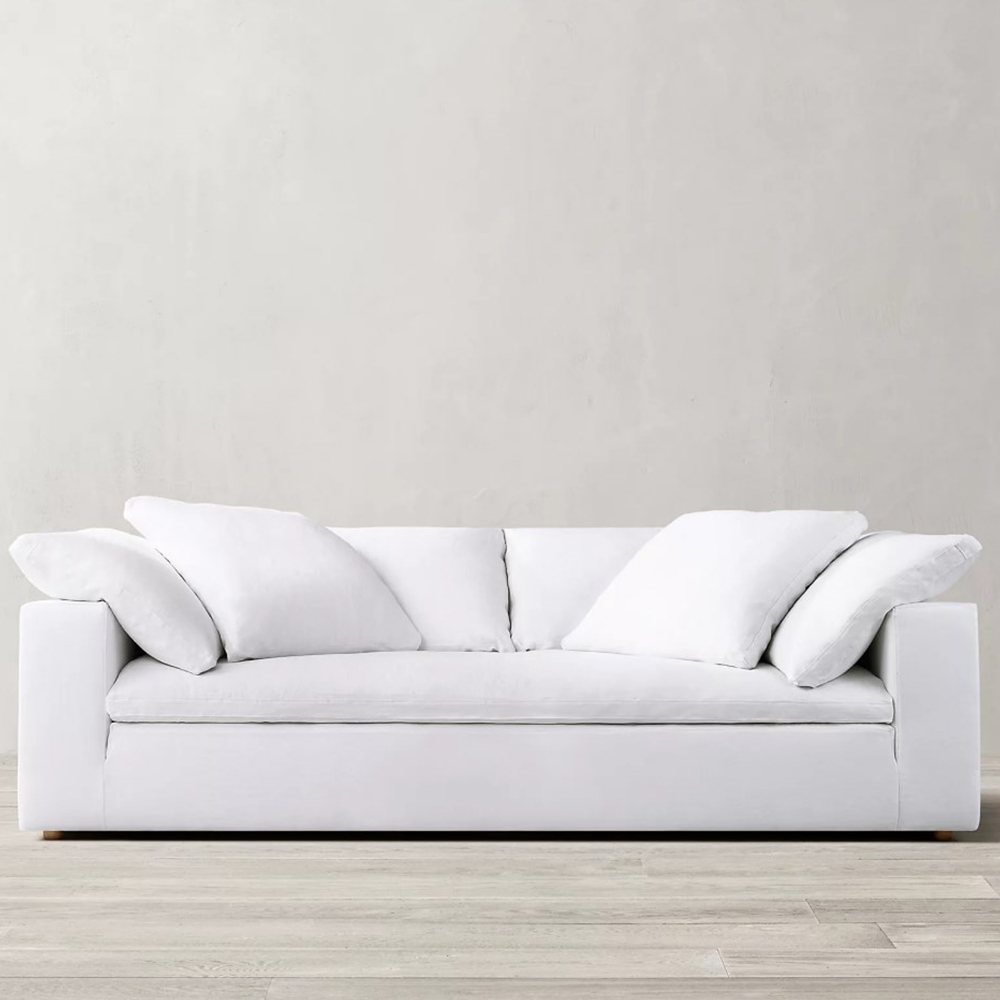 Living Room Furniture New Italian Luxury Style Modern Sectional Sofa Light Luxury Simple Design Sofa Set