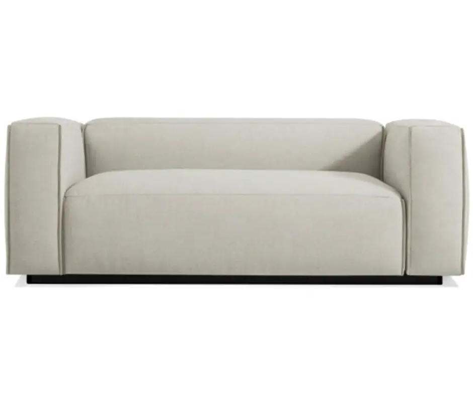Connie Linen Grey 2-Seater Arm Sofa