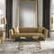 wholesale fabric living room furniture gold office reception sofa