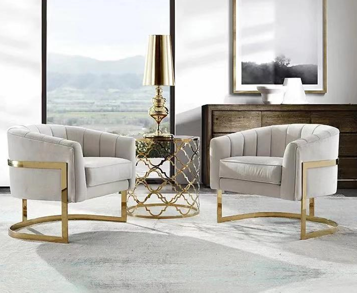custom cheap white velvet fabric sectionals u shape 6seats sofas furniture for living room