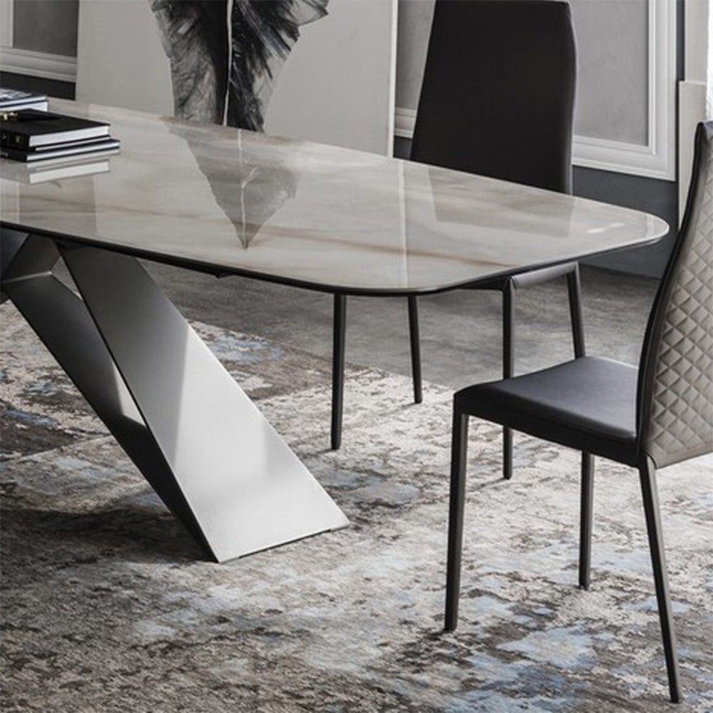 Home Furniture Indoor Marble Top Hard Feet Modern Dining Table Coffee Table