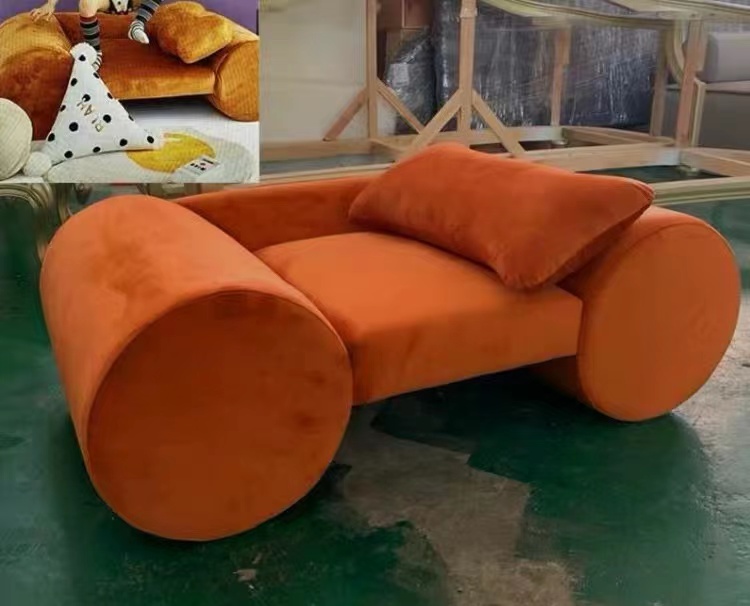 New Design Modern Fashion Wooden Foam Living Room Single Sofa Lounge Chair