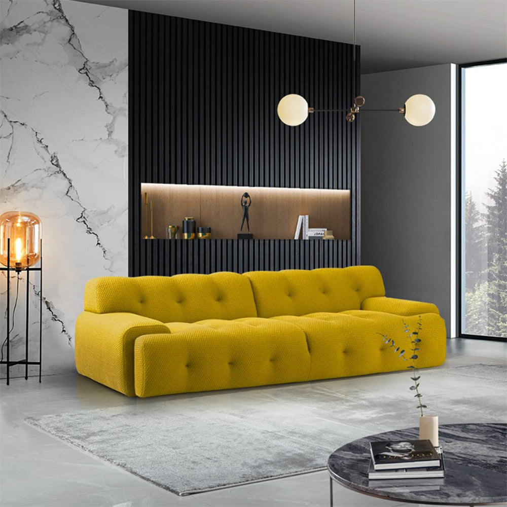 Elvis Velvet Fabric Green Sofa 1/2/3 Seater Sofa Set