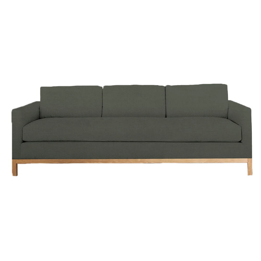 sofa new design fabric sofa low seating lounge modern boxy couch canape sofa Luxury golden base sofa