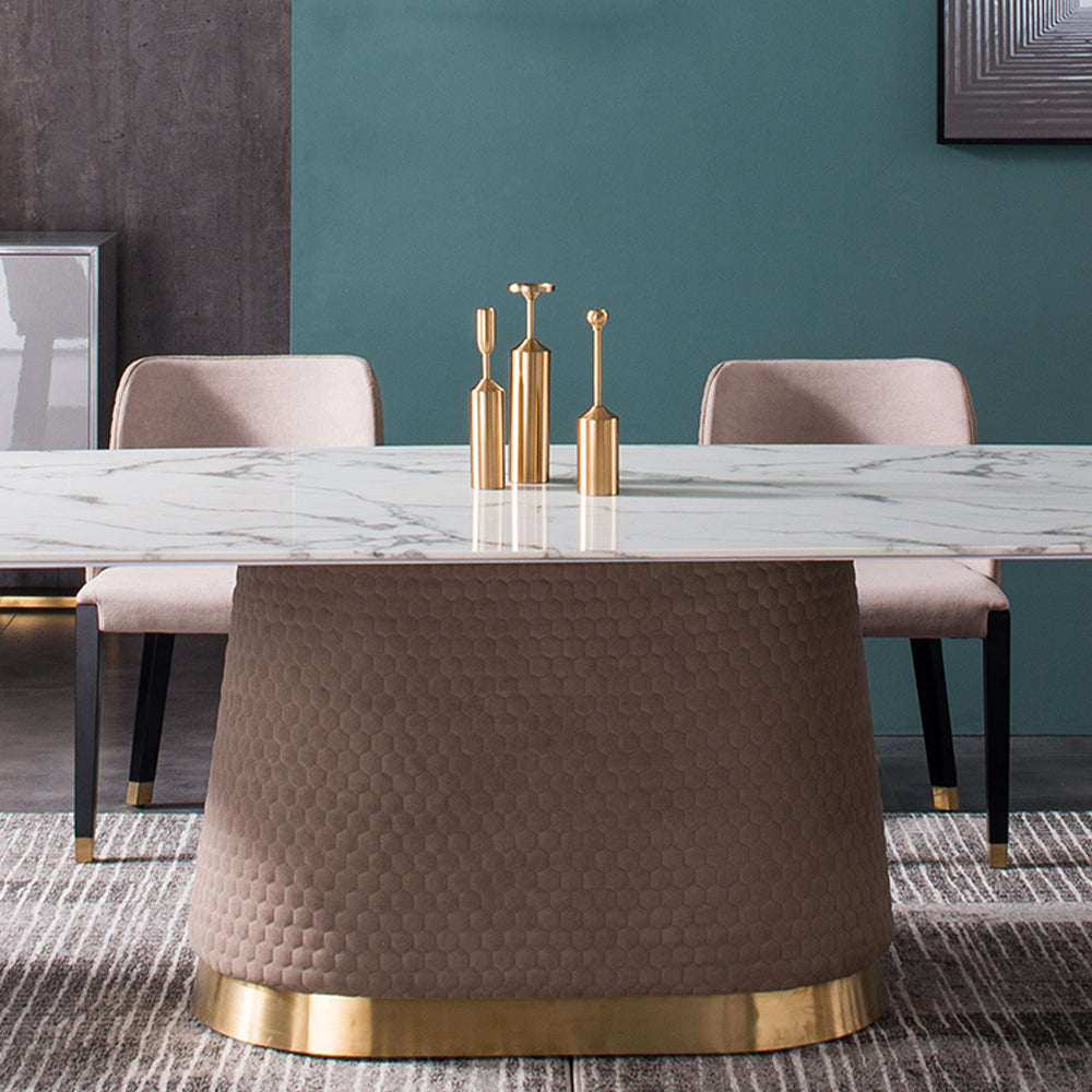 Nordic Style Cheap Price Home Furniture Marble Top Dining Tables Set for Sale