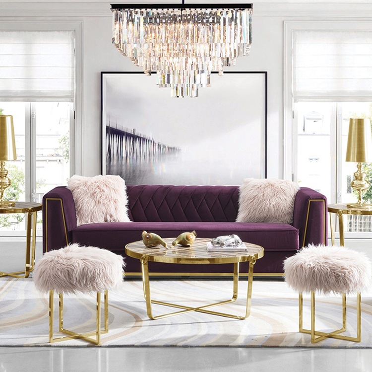 new product contemporary furniture pink simple style victorian sofa sets