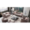 custom modern 3-piece living room crushed pink velvet couch restaurant booth recliner sofa set
