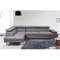 New fashion modern luxury sectional L shaped leather reclining couch furniture sofa set for lobby