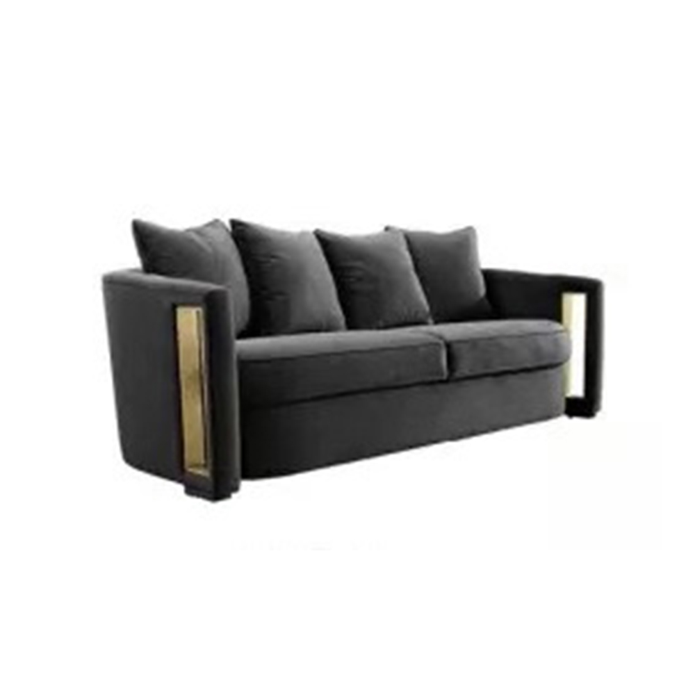 Modern Leisure Velvet Fabric Home Furniture 1 2 3 Seats Couch Living Room Sofa