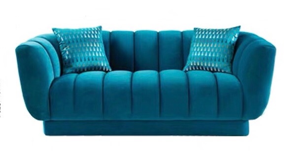 Modern Luxury Velvet Lounge Suite European Cinema 2 4 Seater Bar Sofa Furniture Set
