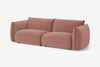 European Living Room Furniture Handrail Functional Velvet Single Sofa 2 Seater Sofa