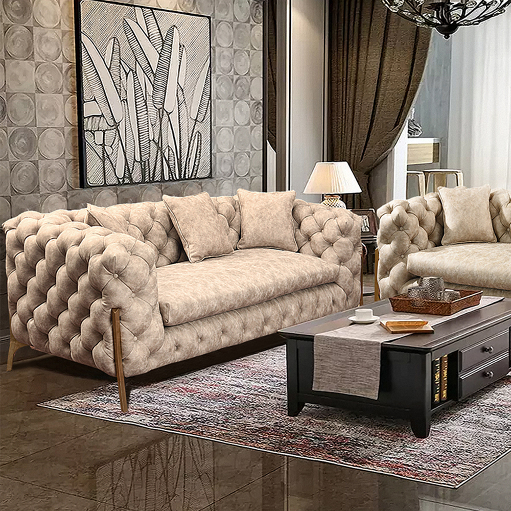 The Most Popular Modern Funiture Hotel Lobby Cinema Restaurant Bar Couch Sofa Set 3 Seater