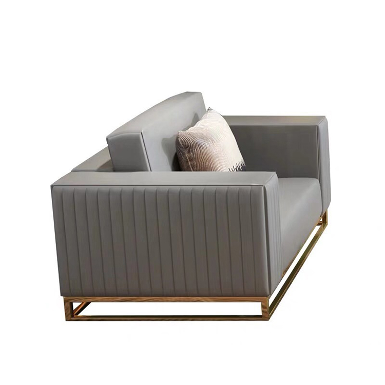 custom modern reception office room furniture luxury chesterfield velvet corner 3 seater sofa rosa