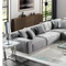custom l shaped modern simple furniture large sectional combination sofa for living room