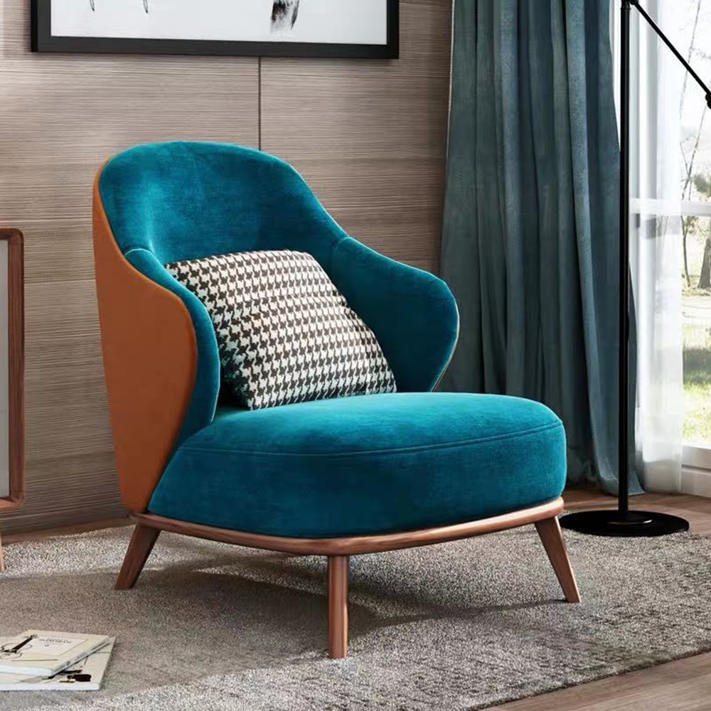 Contemporary Italian Stylish Design Space Modern Living Room Home Furniture Leisure Leather Swoon Lounge Chair