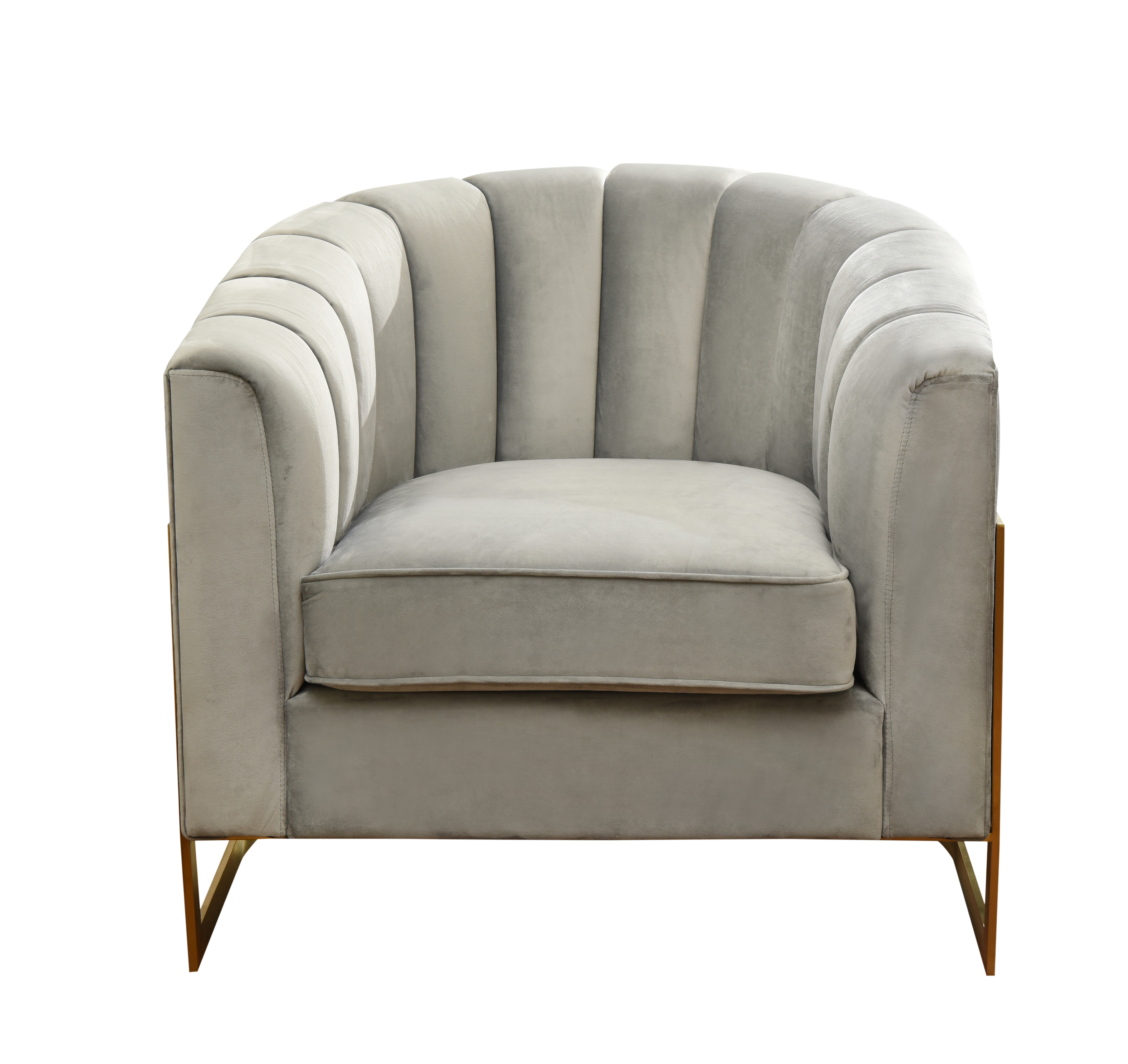 modern stainless steel golden leg velvet sofa set furniture 8 seats corner sofa
