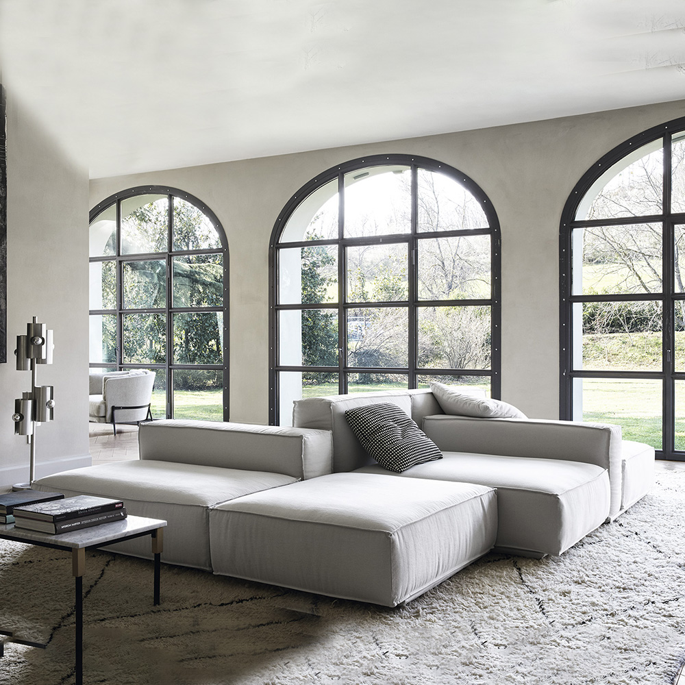 New Model Upholstery Imported Fabric Sofa Set Designs Italian Style Muebles Luxury Modern Living Room Set Furniture Sofa